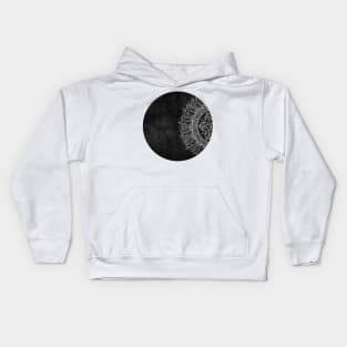 Mandaleaf Black Kids Hoodie